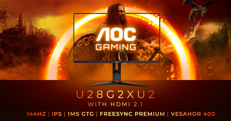 Monitor AOC GAMING U28G2XU2