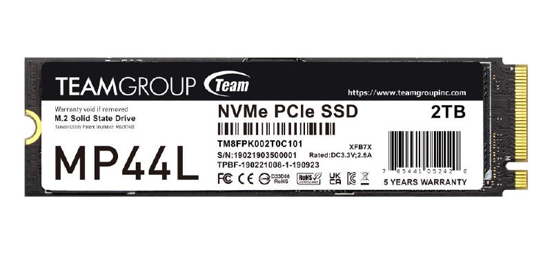 TEAMGROUP MP44L M.2 PCIe 4.0 SSD z coolerem grafenowym