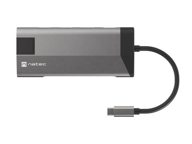 Natec Fowler Plus - wielofunkcyjny adapter USB-C
