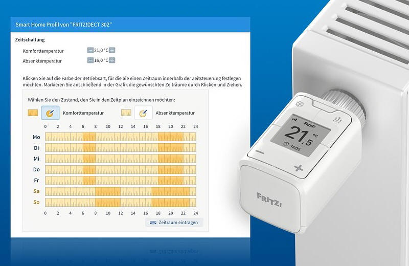 FRITZ!DECT 302 - Ogrzewaj swój dom efektywnie
