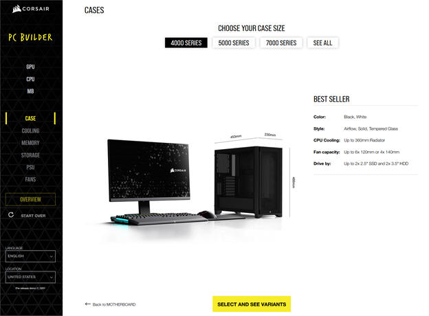CORSAIR uruchamia kreator dla konstruktorów komputerów