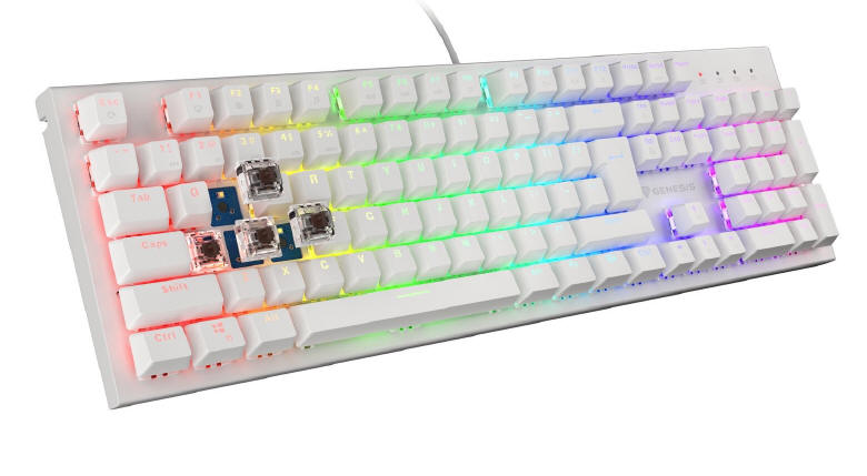 Genesis Thor 303 RGB (TKL) - mechanik z wymiennymi przełącznikami