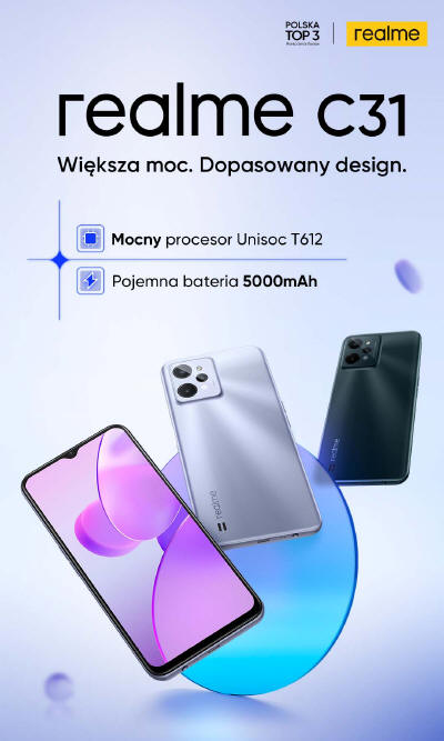 realme prezentuje swoje najnowsze smartfony - C35 i C31
