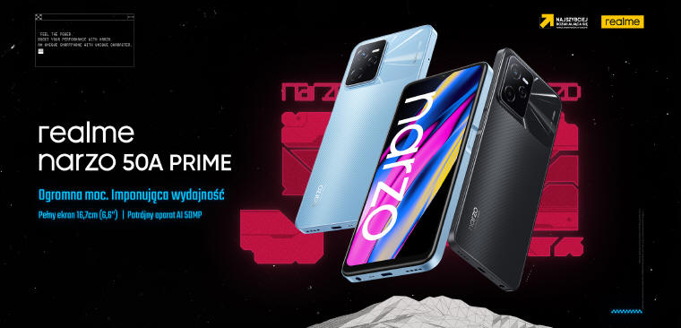 realme narzo 50 i narzo 50A Prime - od 25 maja w Polsce