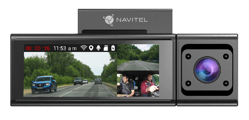 NAVITEL RC3 PRO wideorejestrator samochodowy z 3 kamerami 