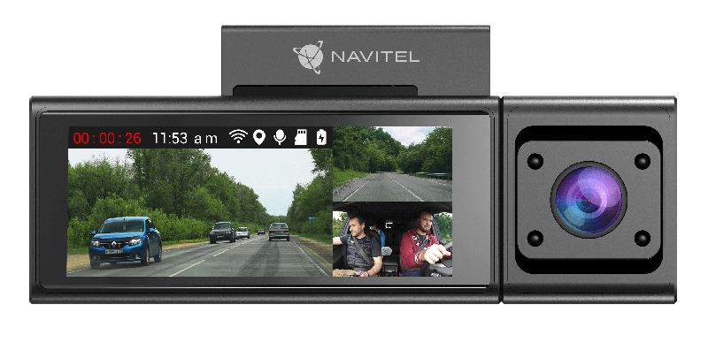 NAVITEL RC3 PRO wideorejestrator samochodowy z 3 kamerami