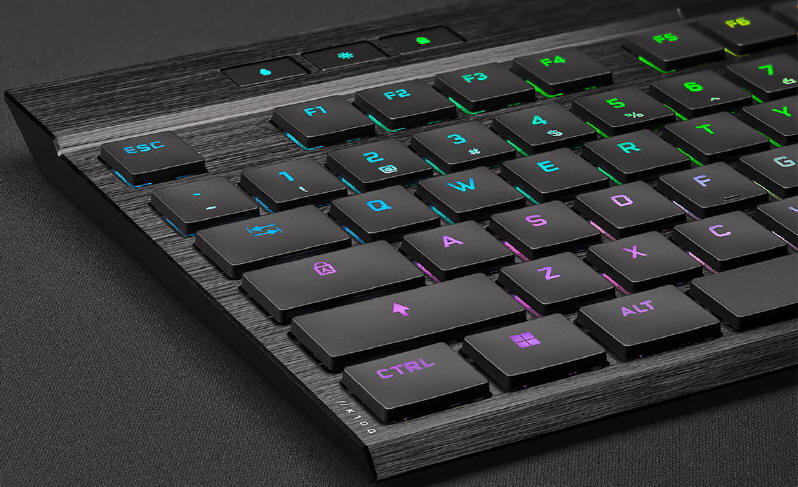 CORSAIR K100 AIR - bezprzewodowa, mechaniczna klawiatura gamingowa