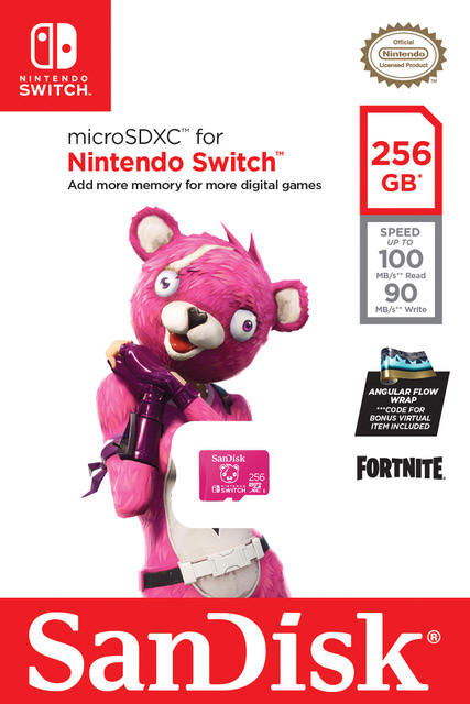 Fortnite SanDisk microSDXC dla Nintendo Switch
