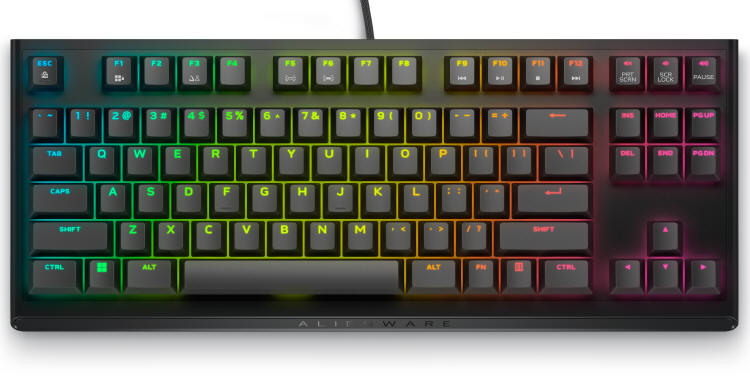 Alienware - Aurora R15, klawiatura Tenkeyless oraz monitor QD-OLED