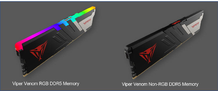 VIPER Gaming - jeszcze szybsze moduły pamięci VIPER VENOM DDR5