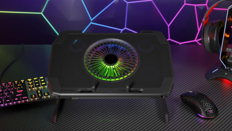 Genesis Oxid 850 RGB - chodzenie laptopa...