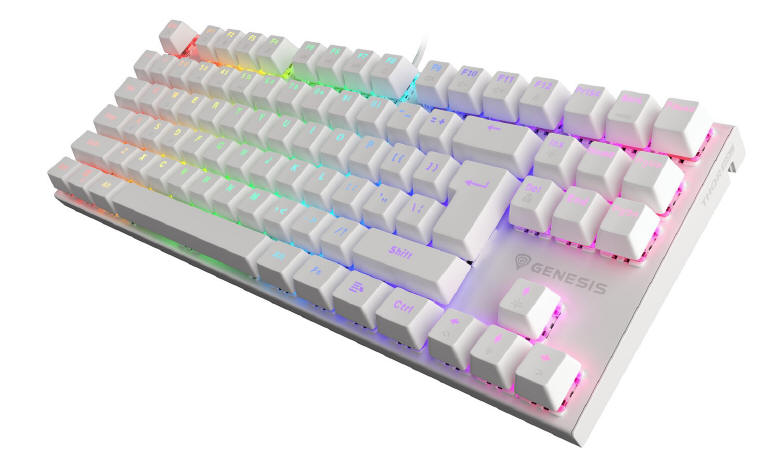 Genesis Thor 303 RGB (TKL) - mechanik z wymiennymi przełącznikami