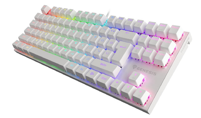 Genesis Thor 303 RGB (TKL) - mechanik z wymiennymi przecznikami