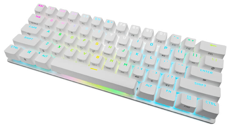 CORSAIR K60 PRO TKL z optycznymi przełącznikami klawiszy