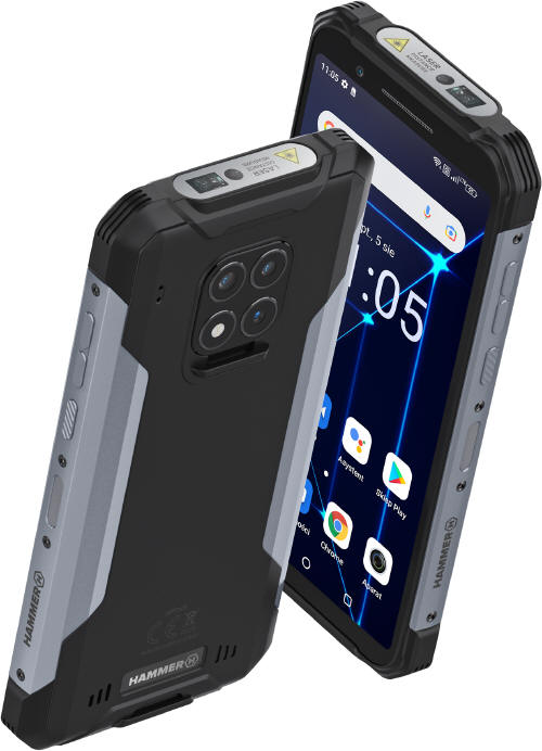 HAMMER Construction - Smartfon z dalmierzem laserowym