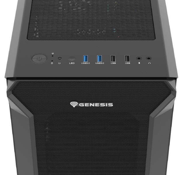 Genesis Irid 505F - nowa obudowa z wentylatorami Oxal 120