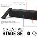 Obrazek Creative Stage SE - Listwa dwikowa z technologi Bluetooth