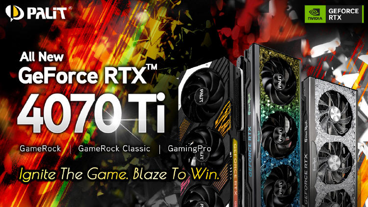 Palit i Gainward - nowa seria kart GeForce RTX 4070 Ti 