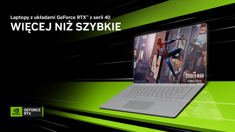 NVIDIA - Karty graficzne RTX serii 40 trafiają do laptopów