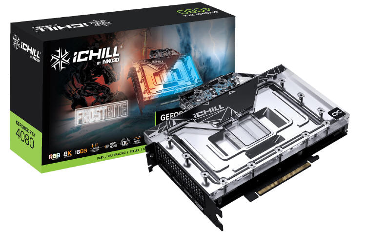 INNO3D GeForce RTX 4080 iCHILL Frostbite