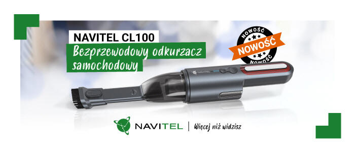 NAVITEL CL100 – bezprzewodowy odkurzacz samochodowy