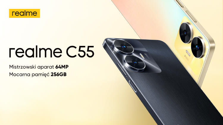 Nowy smartfon realme C55 od dziś dostępny w Polsce