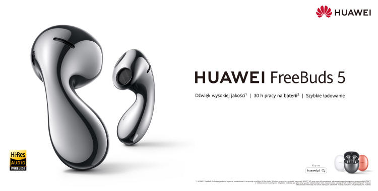 Premiera HUAWEI FreeBuds 5 w Polsce
