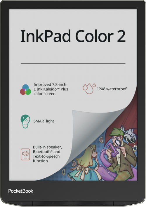PocketBook InkPad Color 2: ulepszony ekran, wodoodporność i głośnik
