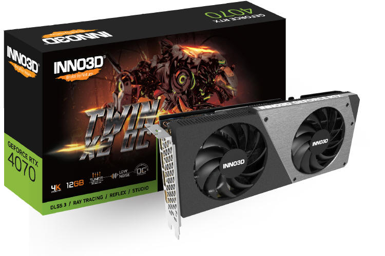 INNO3D GeForce RTX 4070 Twin X2