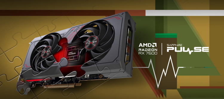 SAPPHIRE PULSE AMD Radeon RX 7600 8 GB
