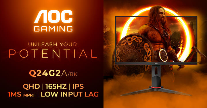 AGON by AOC wprowadza do sprzedaży monitor Q24G2A/BK