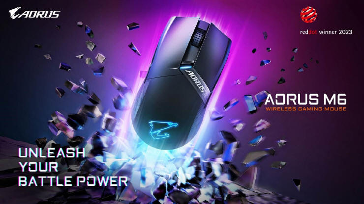 Gigabyte AORUS M6 - bezprzewodowa mysz dla graczy