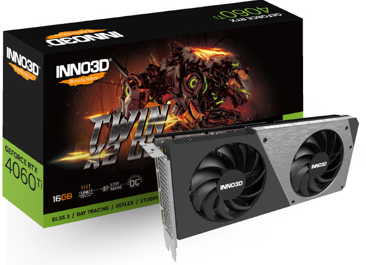 INNO3D GeForce RTX 4060 Ti 16 GB Twin X2 OC