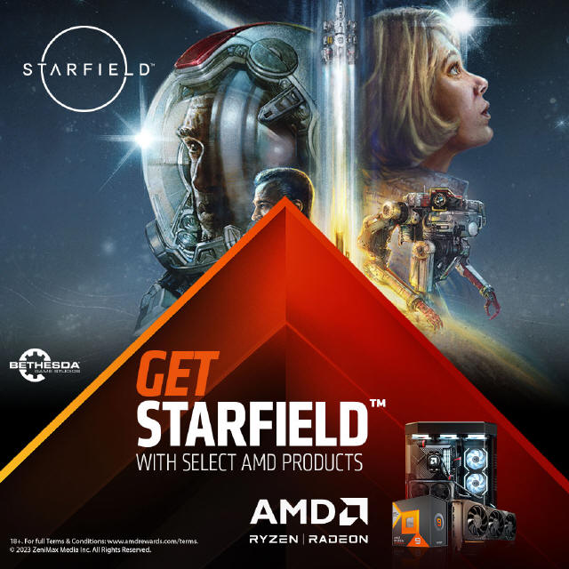 Gracze z kartami AMD Radeon, są już gotowi na premierę Starfield