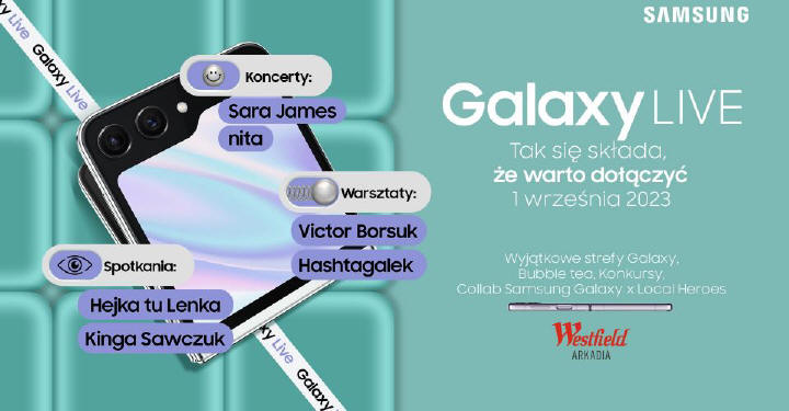 Samsung Galaxy Live – moc atrakcji na zakończenie lata
