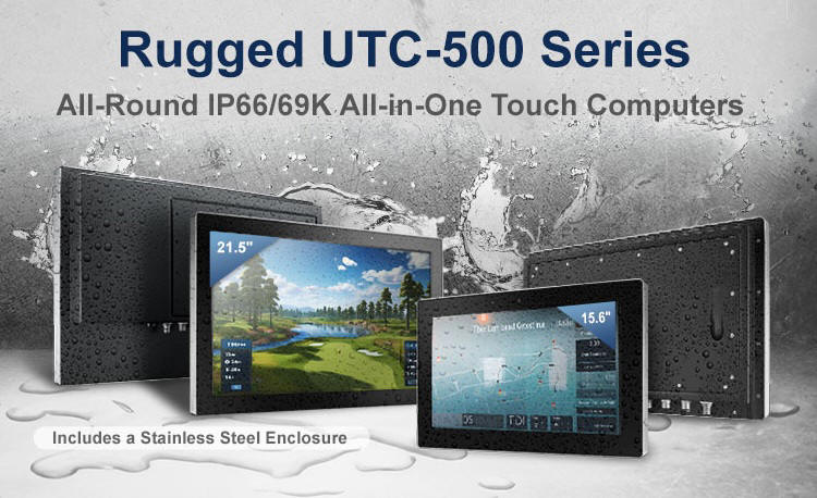 Advantech - komputer UTC-515IT z obudow ze stali nierdzewnej
