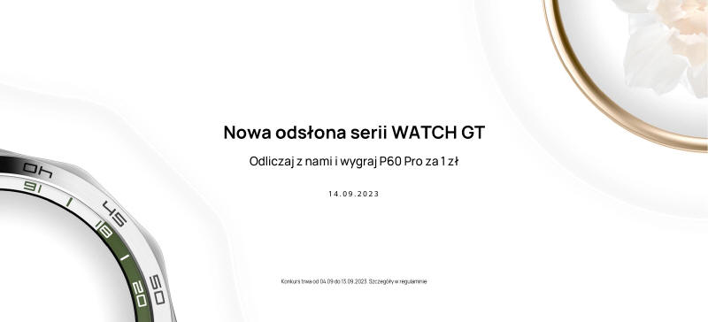 Huawei - odliczanie do premiery smartwatchy z serii WATCHGT 