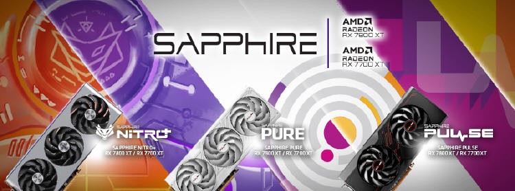 SAPPHIRE - nowe karty AMD Radeon z serii RX 7800 XT i RX 7700 XT