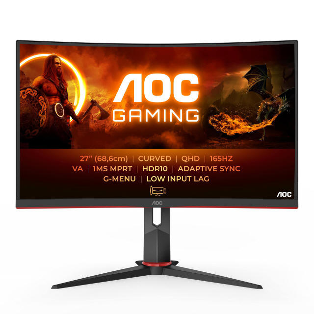 AOC GAMING CQ27G2S/BK - zakrzywiony monitor 165 Hz