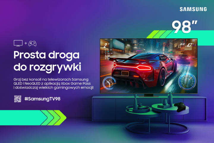 Samsung - 98 cali wirtualnej rozgrywki w trzech polskich miastach