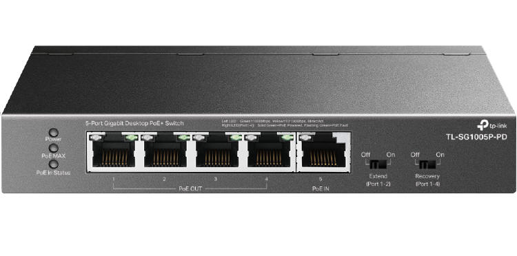 TP-Link prezentuje dwa przełączniki zasilane przez PoE