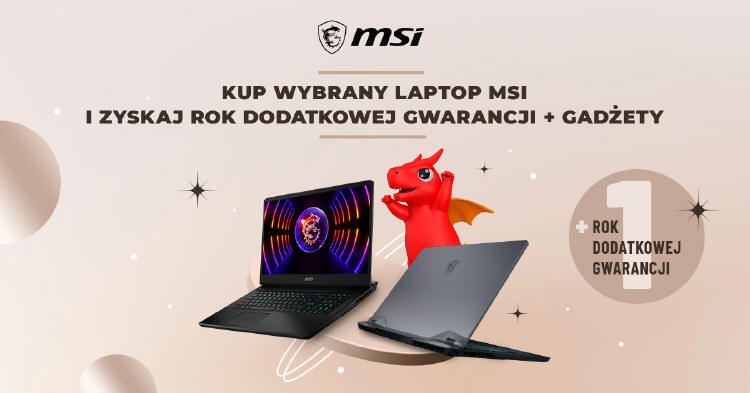 Dołącz do drużyny smoka MSI i przedłuż gwarancję swojego laptopa