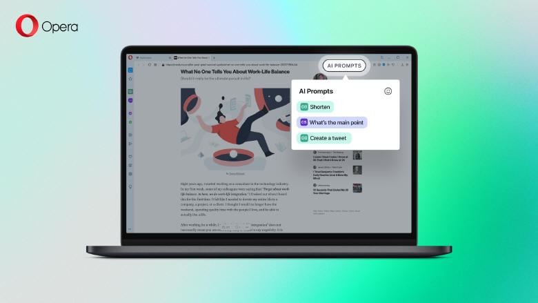 Opera wprowadza generatywn sztuczn inteligencj do przegldarek