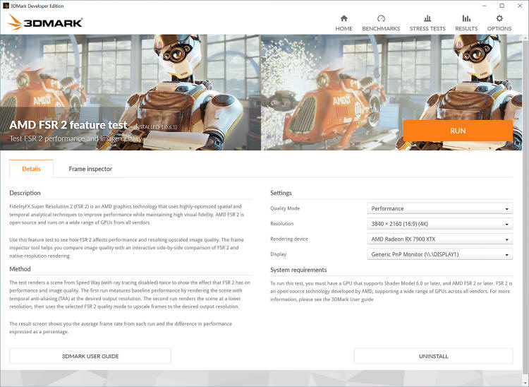 3DMark został wzbogacony o test AMD FSR