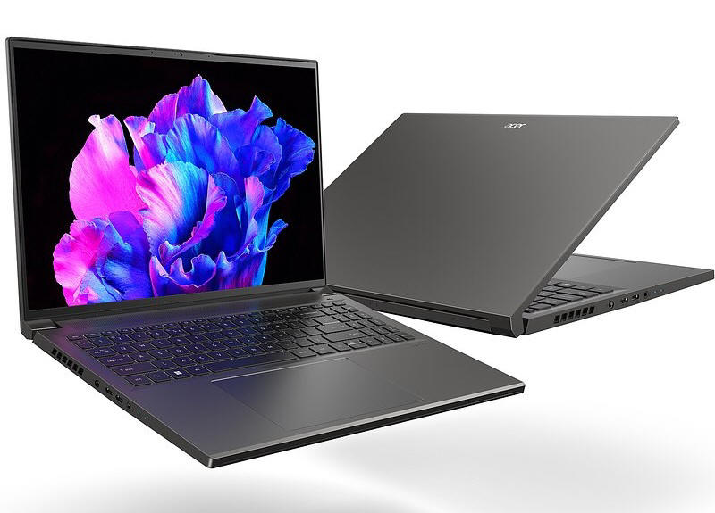 Acer Swift X 16 z AMD Ryzen 7040 i kartą graficzną GeForce RTX 40