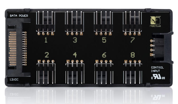 Noctua NA-FH1 - ośmiokanałowy PWM Fan Hub