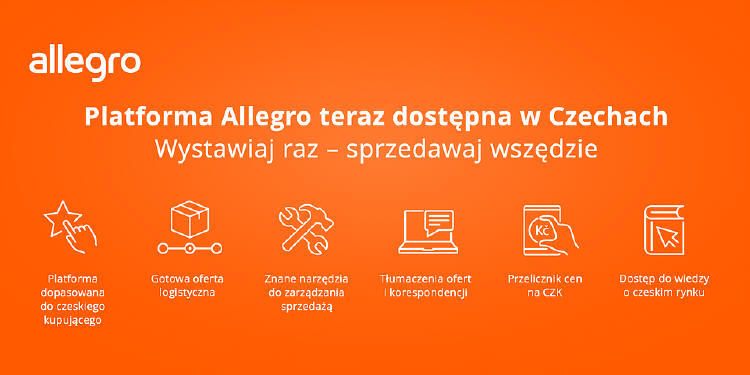 Allegro zadebiutowało w Czechach