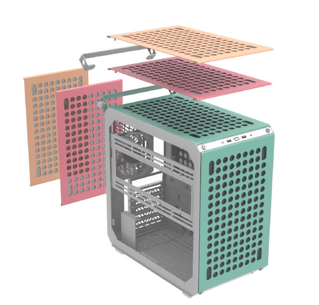 Cooler Master - Qube 500 Flatpack oraz MasterLiquid Atmos