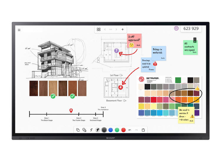 Sharp/NEC wprowadza na rynek nowe monitory interaktywne