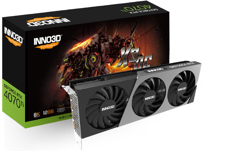 INNO3D przedstawia niereferencyjne karty GeForce RTX 4070 Ti